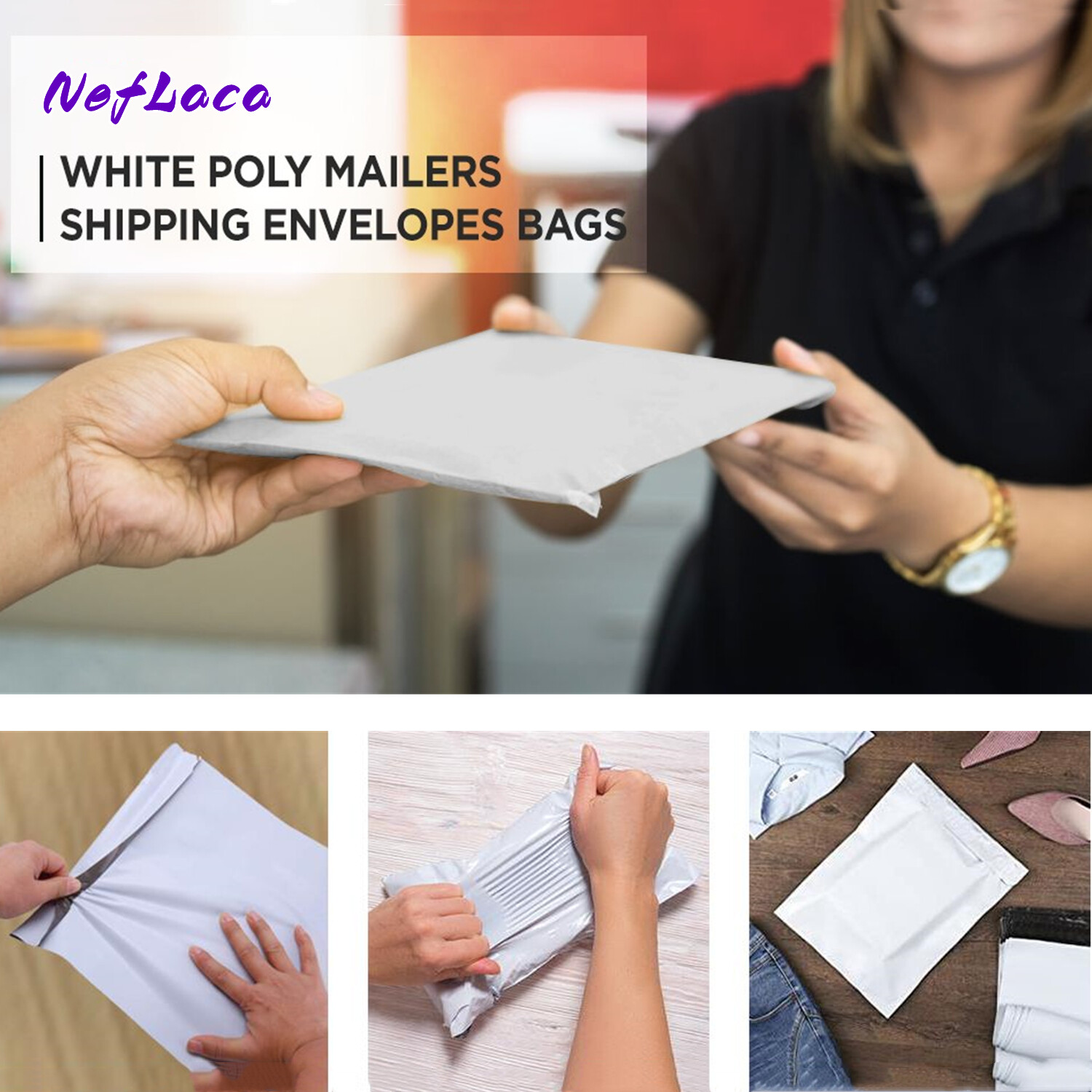 Poly Mailers Shipping Bag 7.5×10.5 9×12 10×13 12×15.5 12×16 14.5×19 19×24 US