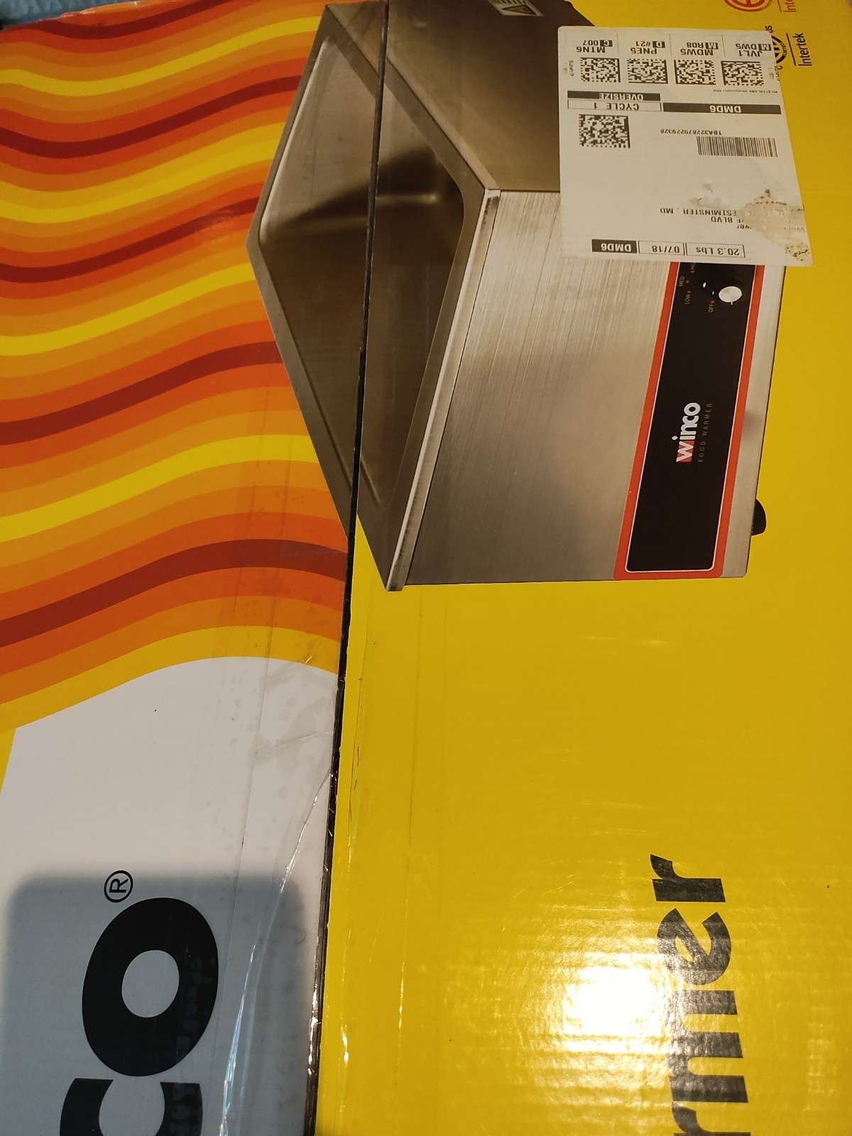 Winco Electric Food Warmer Fw-s500