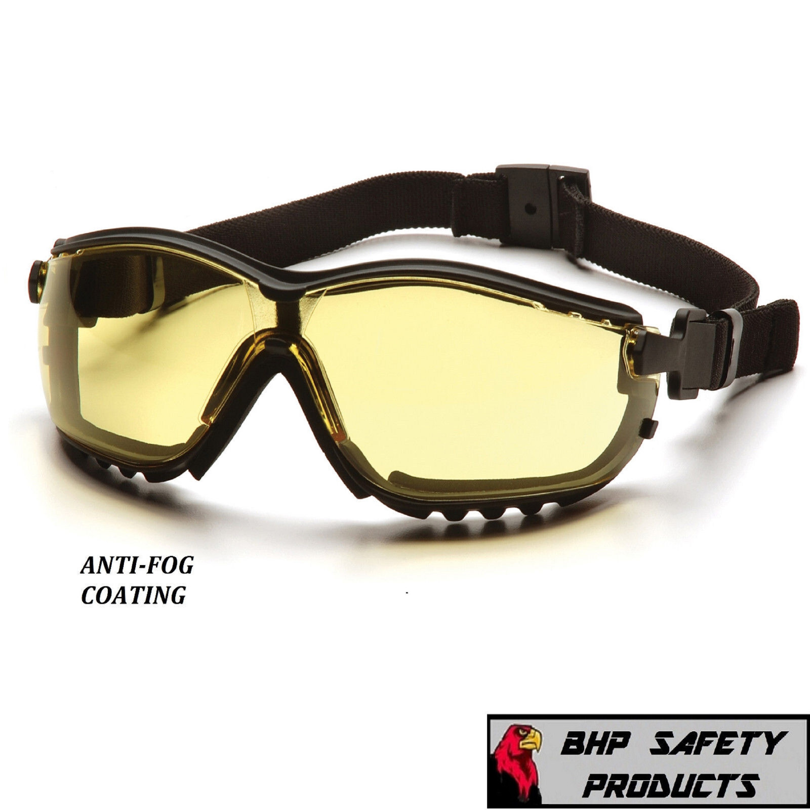 PYRAMEX V2G SAFETY GLASSES/GOGGLE HYBRID ANTI-FOG LENS Z87+ CHOOSE YOUR COLOR!