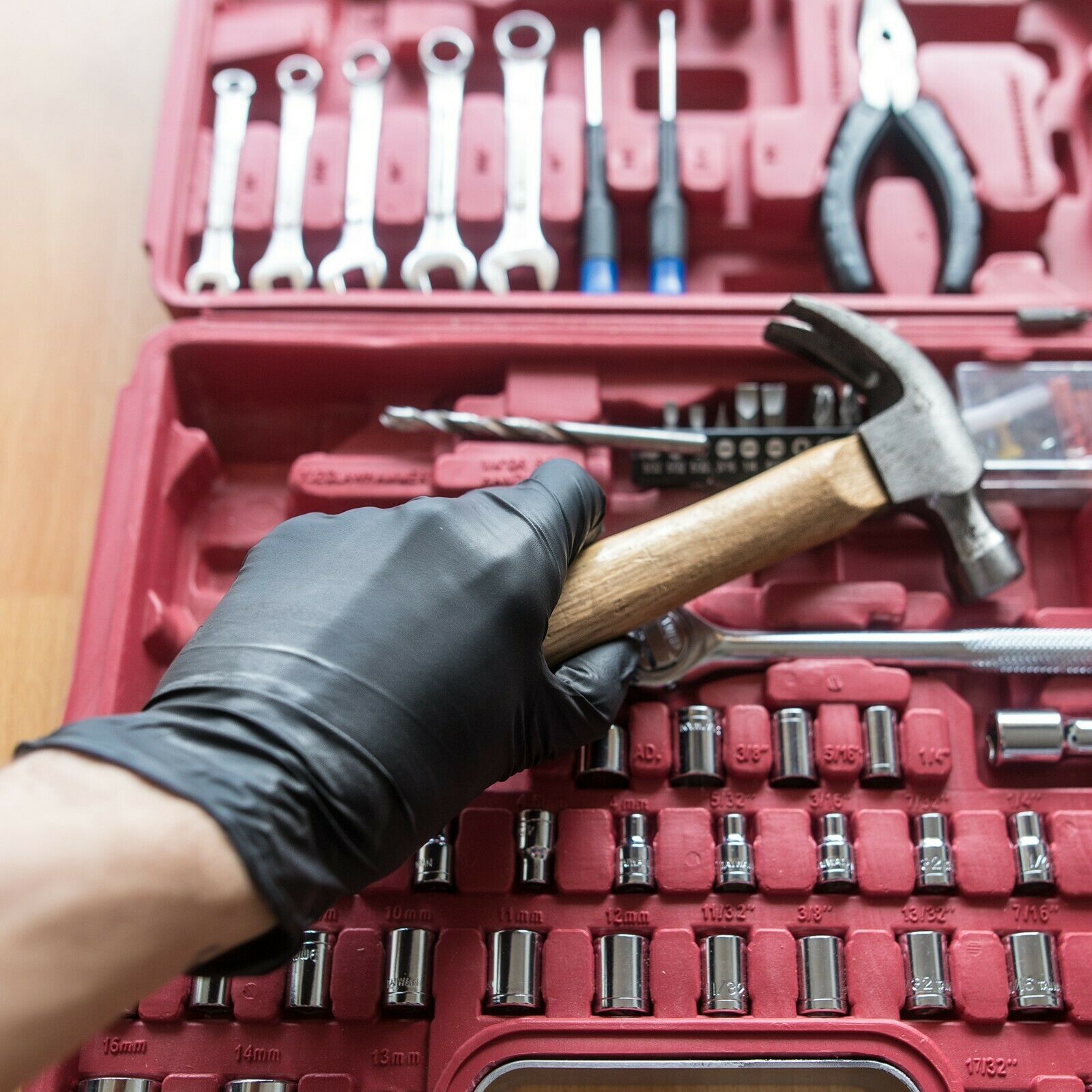 1st Choice 5 mil Industrial Black Nitrile Gloves, Latex & Powder-Free