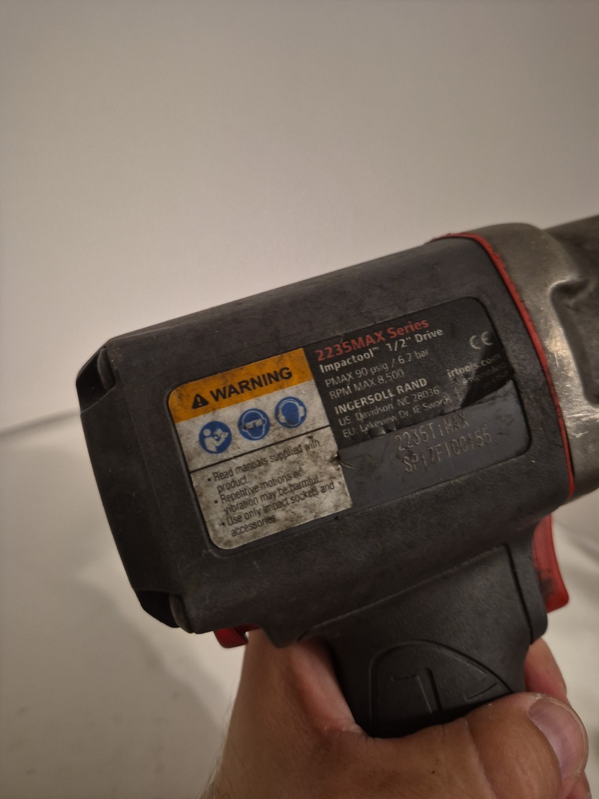 Ingersoll Rand 2235 Titanium Pneumatic Impact Wrench MPN 2235 Heavy Duty Tool