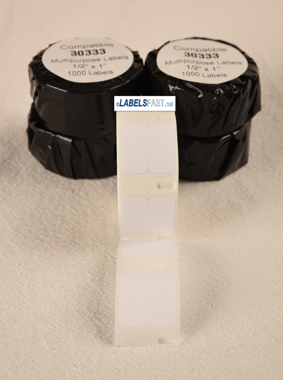 6 Rolls-Label Size 1/2″x1- Extra Small Labels-Replacement for DYMO 30333