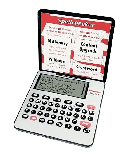 Franklin DBE-1200 English-Spanish Bilingual Electronic Dictionary & Translator