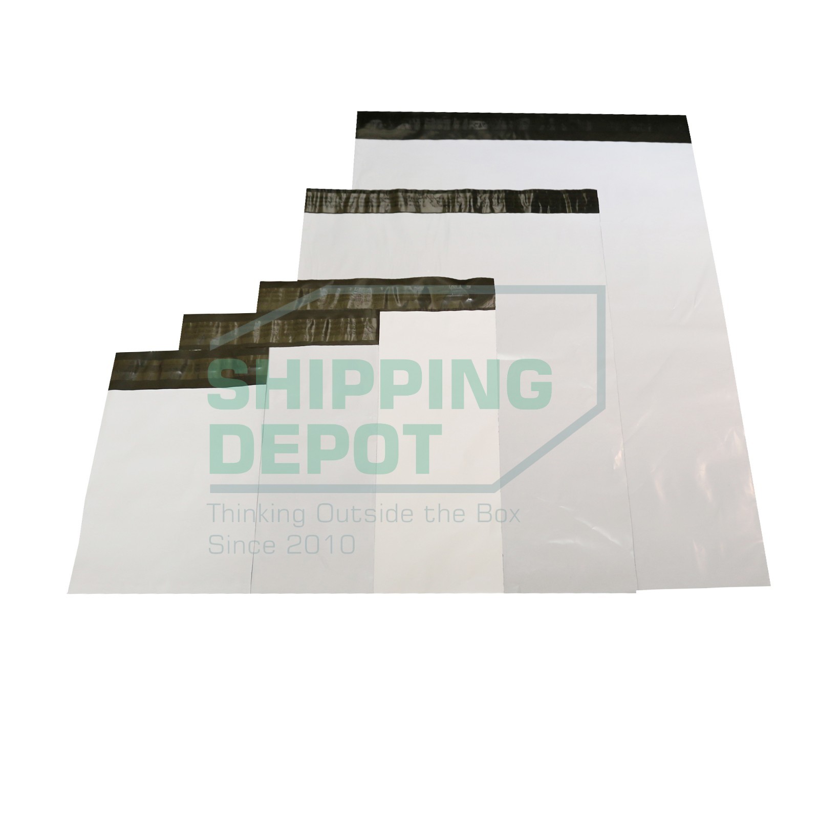1-5000 Poly Mailers 2.4MIL 6×9 7.5×10.5 9×12 10×13 12×15.5 14.5×19 19×24 24×24