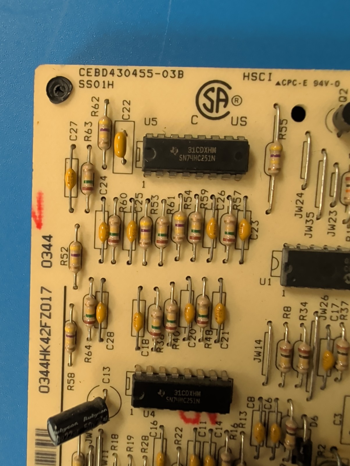 CEPL130455-01 CEBD430455-03B HK42FZ017 0344HK42FZ017 Furnace Board