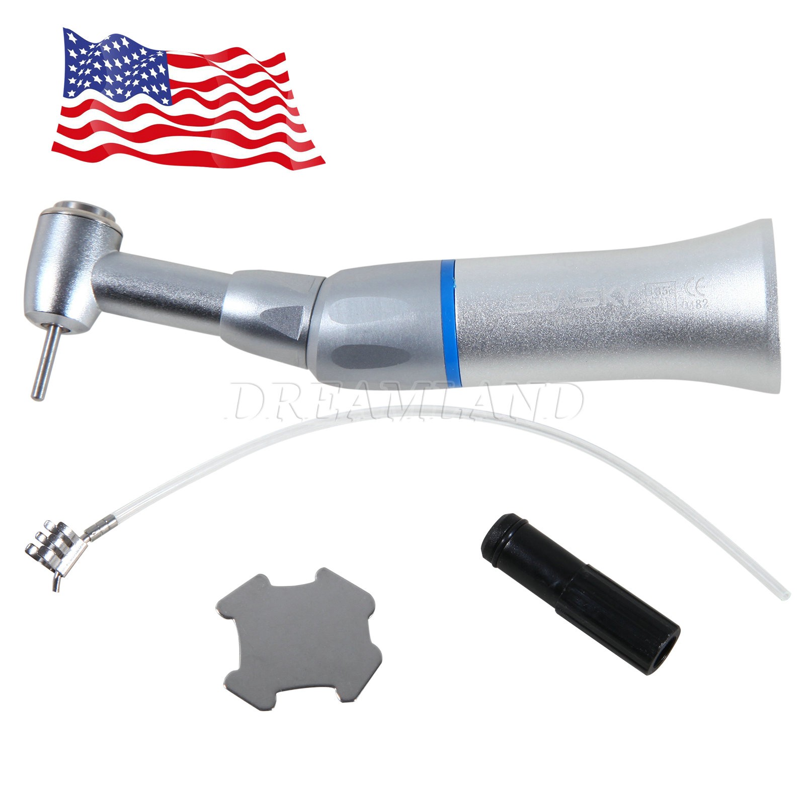 NSK Style Dental Slow Low Speed FG 1.6mm Burs Contra Angle Handpiece Push Button