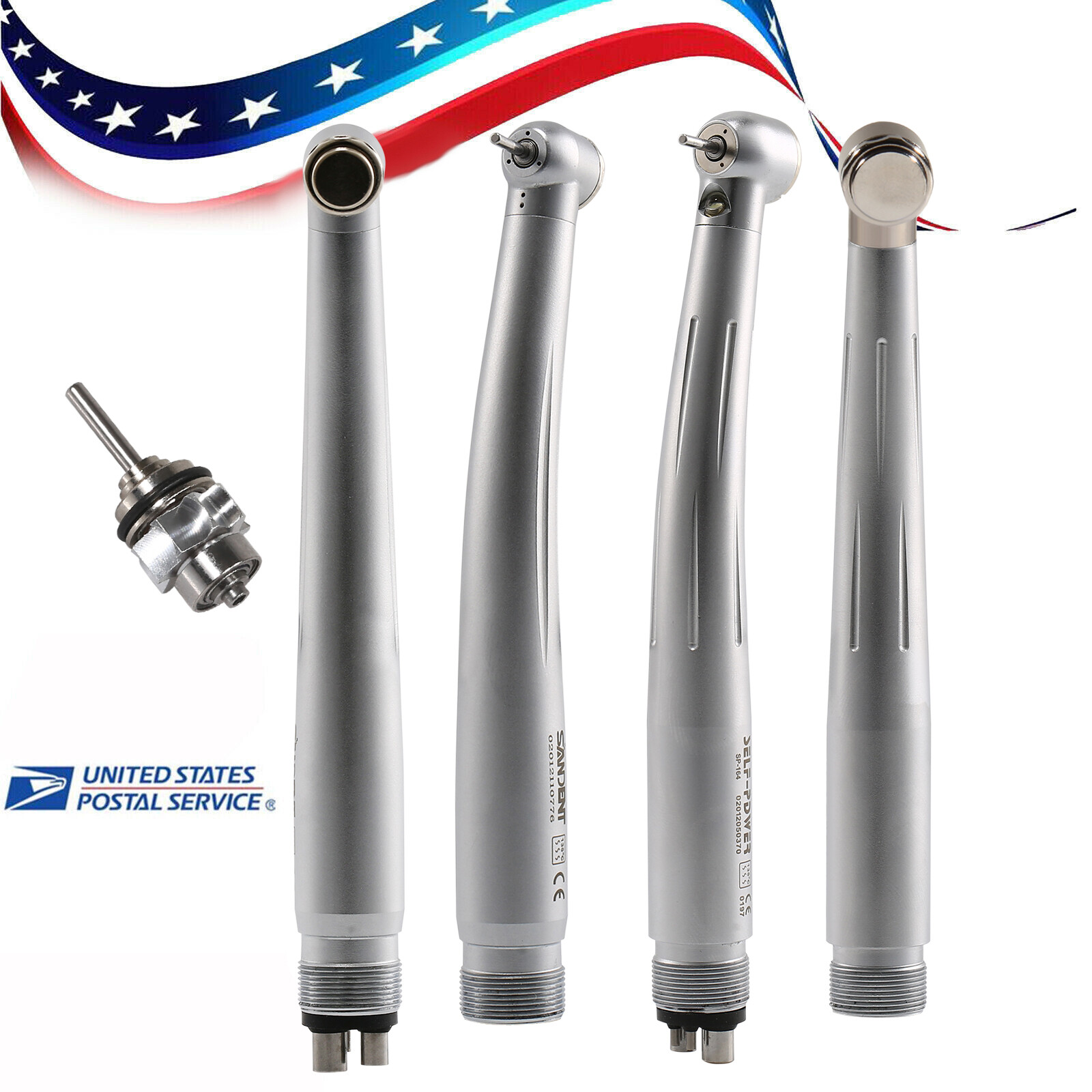 NSK Style Dental Fiber Optic LED E-generator / high speed handpiece 4HOLE/2HOLES