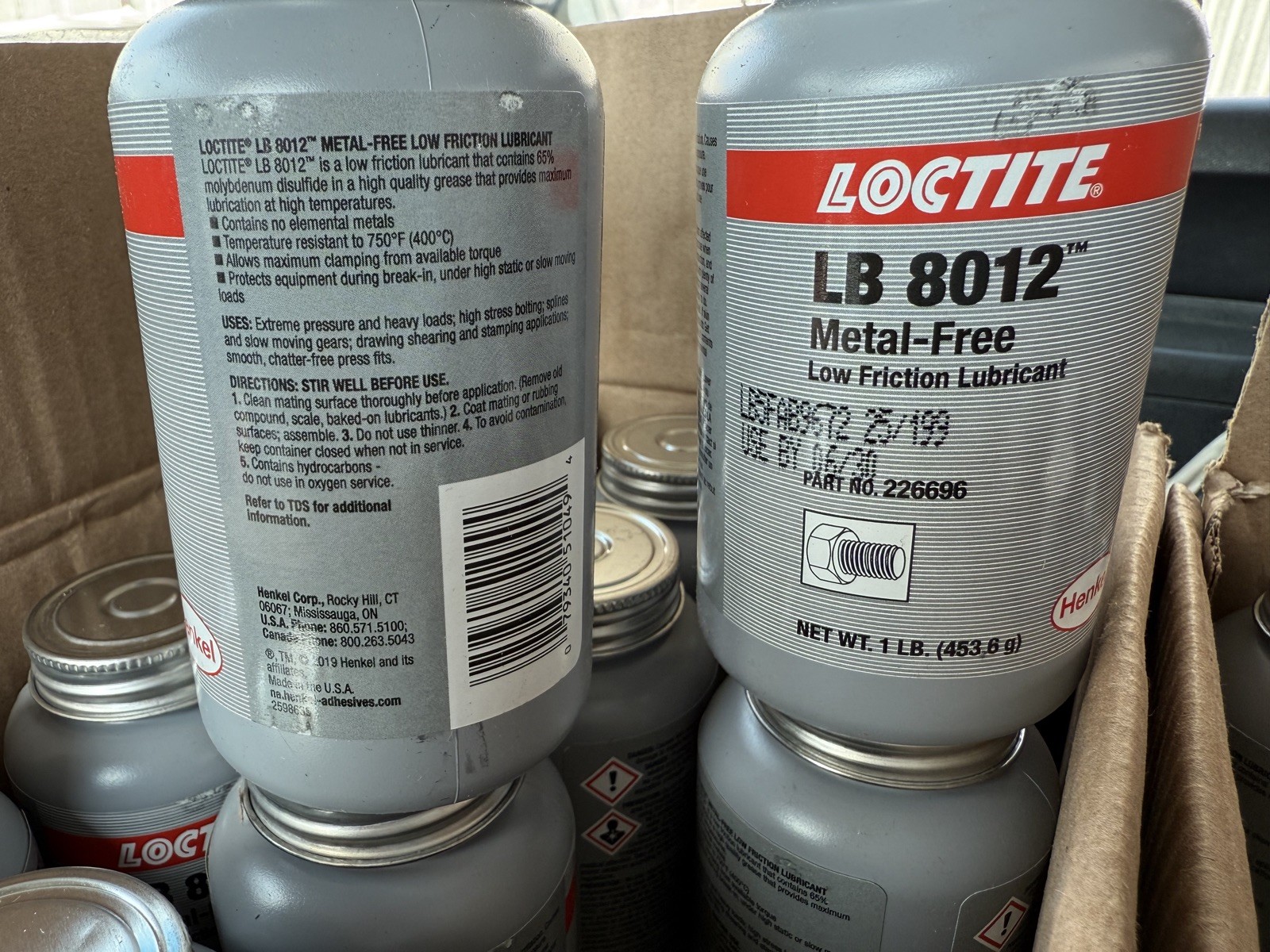 Loctite 226696 Anti Seize,16 Oz,Brush Top Can,Black Lb 8012(Tm) Moly Paste