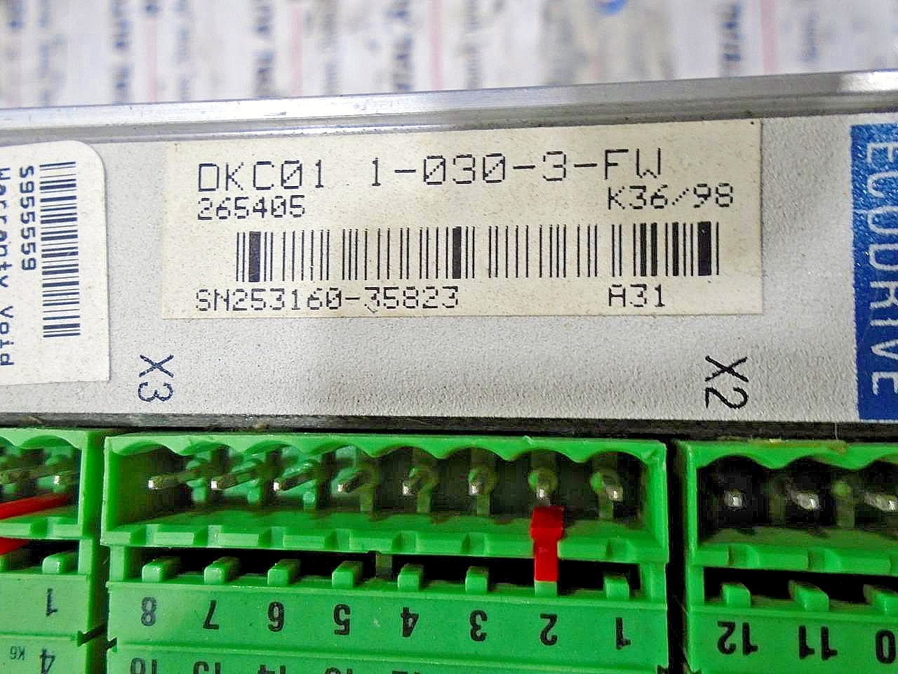 INDRAMAT SERVO DRIVE DKC01.1-030-3-FW
