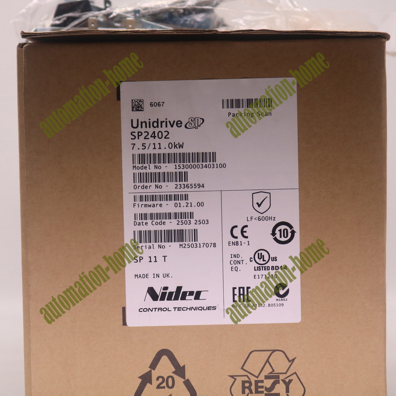1PC NEW Emerson Nidec Inverter SP2402 free shipping#XR