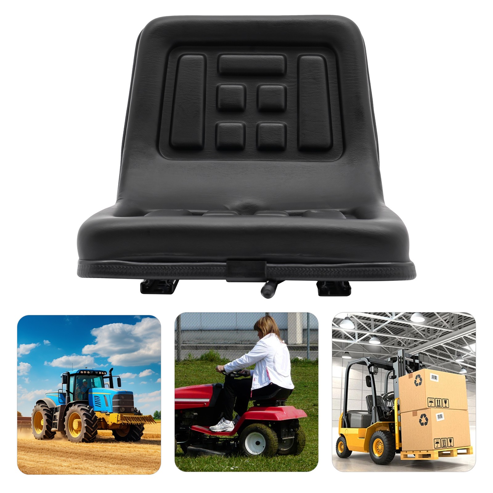 Adjustable Tractor Seat Universal Suspension Seat Dumper Mower Digger