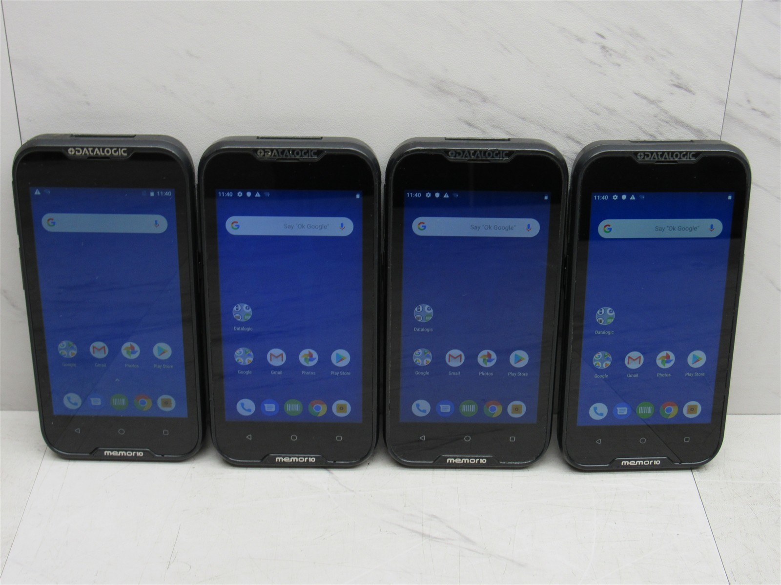 4 LOT Datalogic Memor 10 Mobile Computer 944350004 Android 9 + 8.1 with Battery