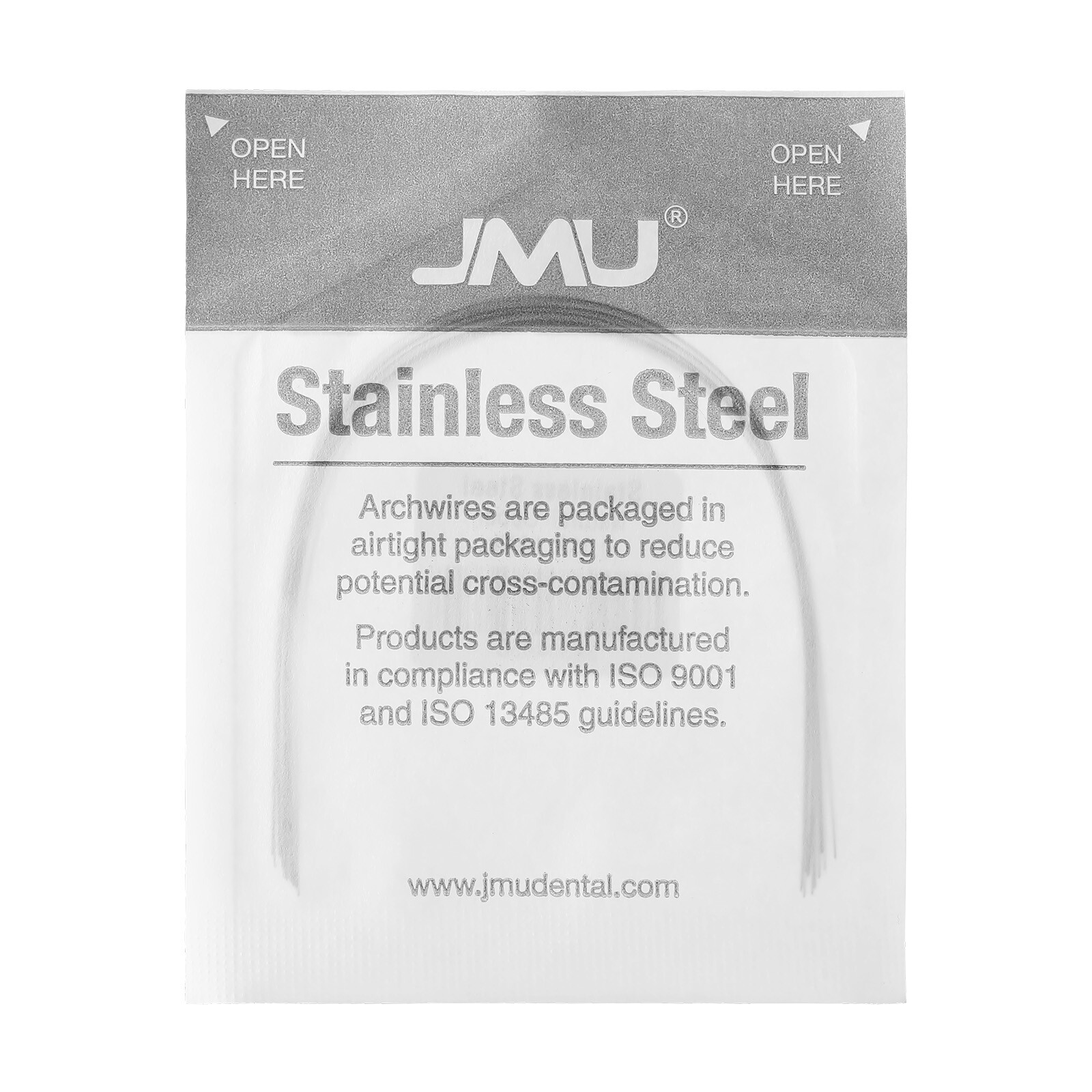 JMU Dental Orthodontic Stainless steel Arch Wire Round Rectangular Ovoid Form