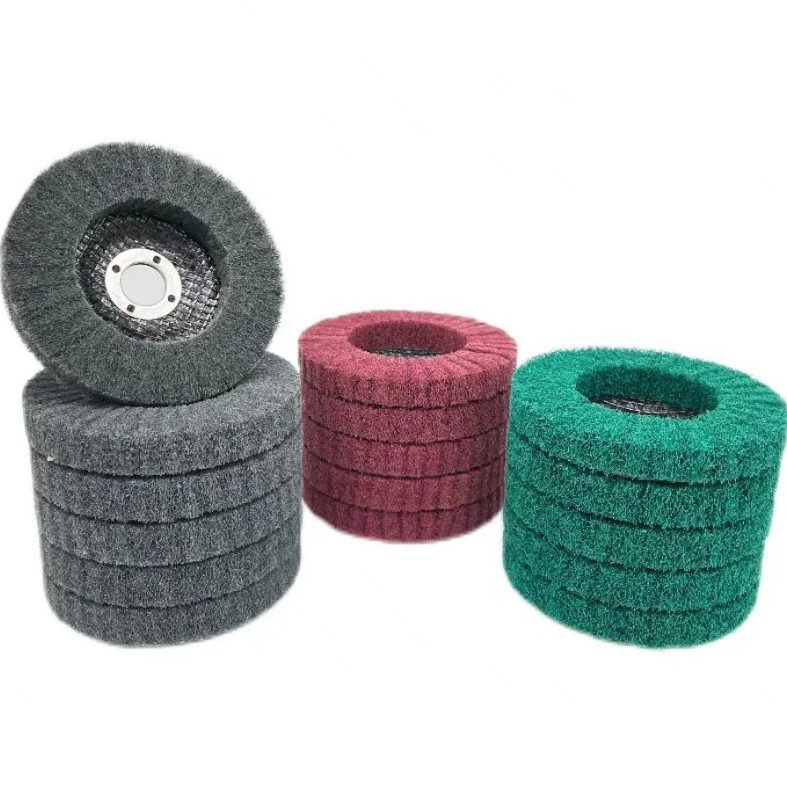1pc Nylon Fiber Flap Polishing Wheel 4/4.5/5in 800 Grit Angle Grinder Disc – NEW