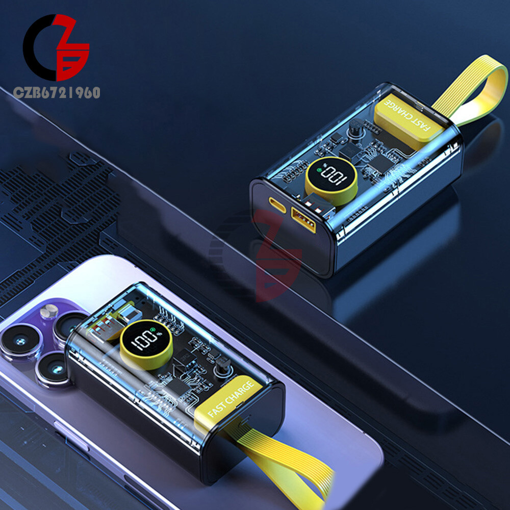 DIY Power Bank Box PD 22.5 W Fast Charging Case Portable 18650 USB Power Bank