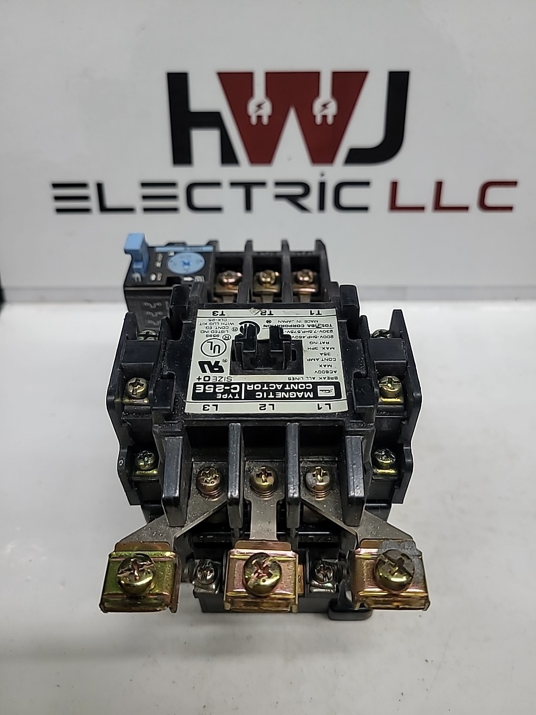 Toshiba C-25E Size 0+ 120V Coil w/(2)XS Aux Contacts & T20A-E Overload Relay