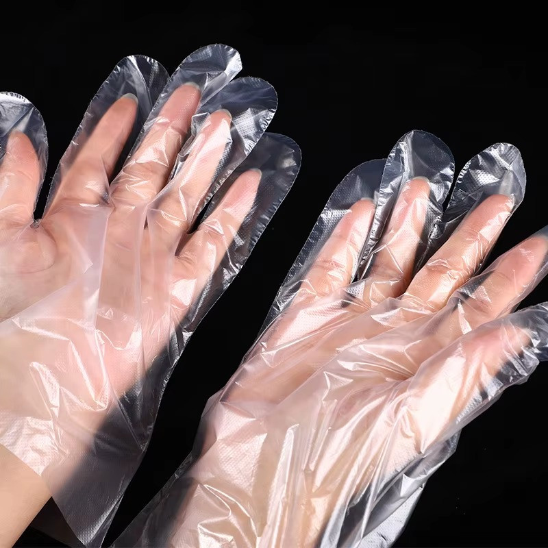100-500 Count Disposable Poly Plastic Gloves for Cooking, Food Prep and Food