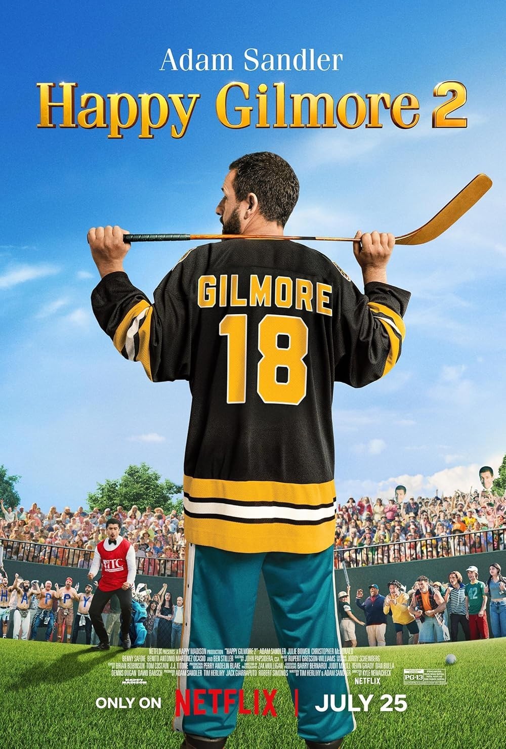 Happy Gilmore 2 2025 MOVIE With Slip Cover Region Free