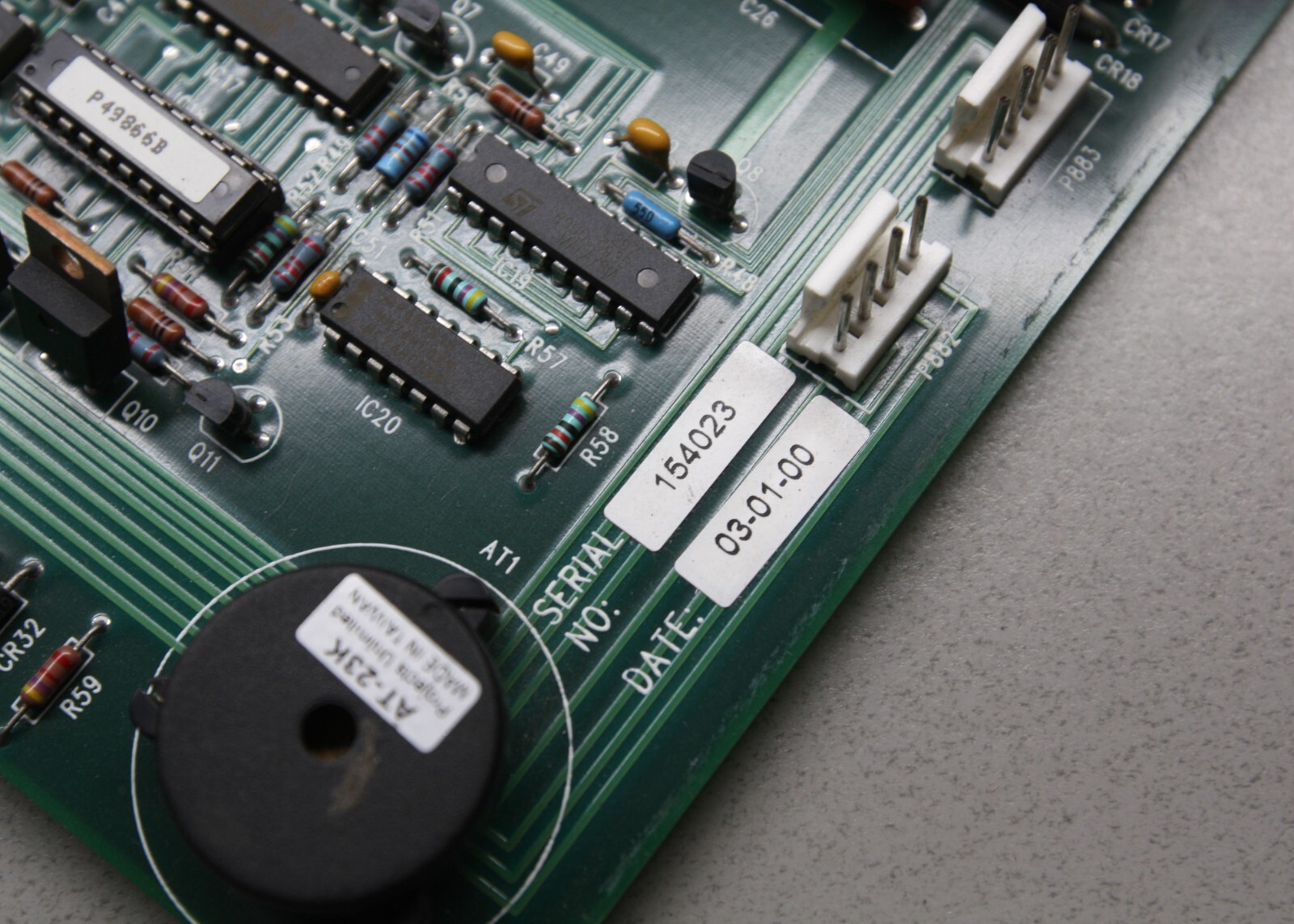 Gerber Edge 2 II Control Two Axis Circuit Board P51262D-06