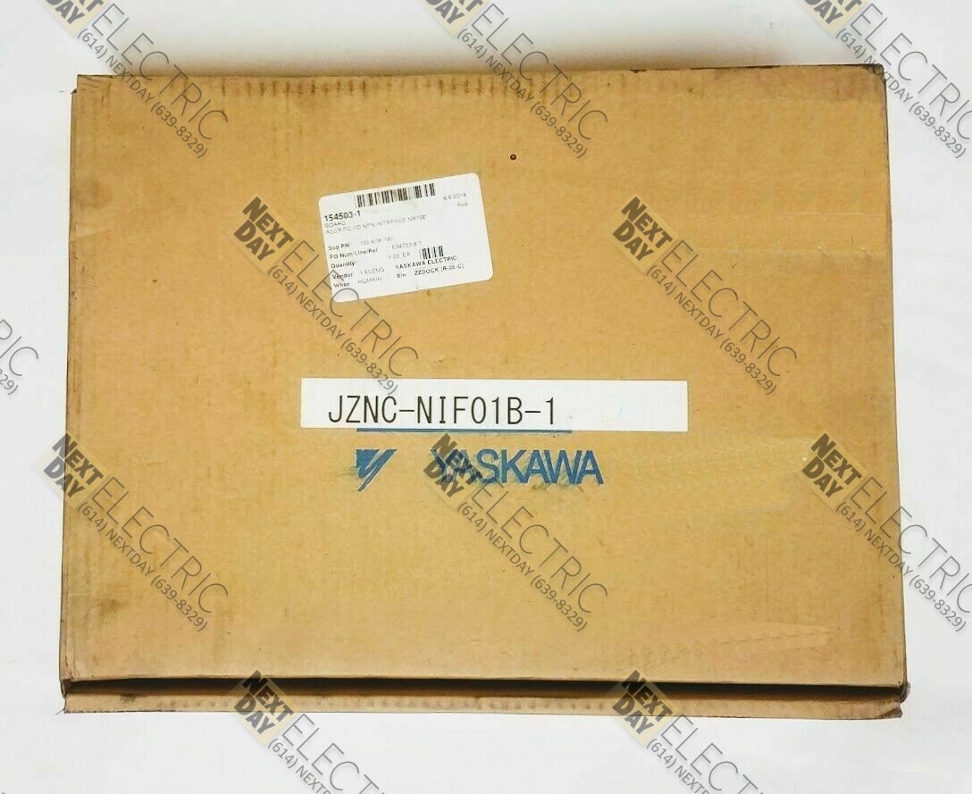 Yaskawa, JZNC-NIF01B-1, Motoman Robot NX100 I/O Card Controller NPN Interface