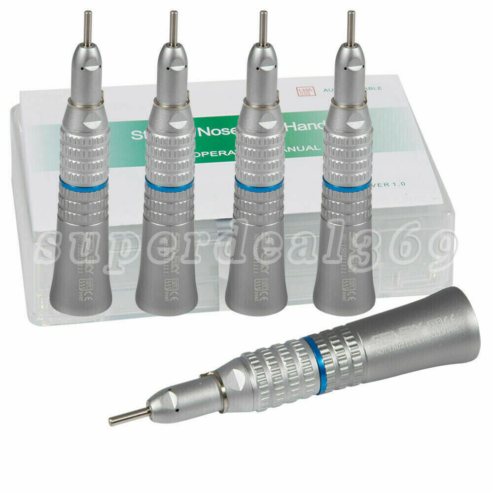 5x Dental Slow Low Speed Handpiece Straight Nose cone f/ NSK E-type Motor SEASKY