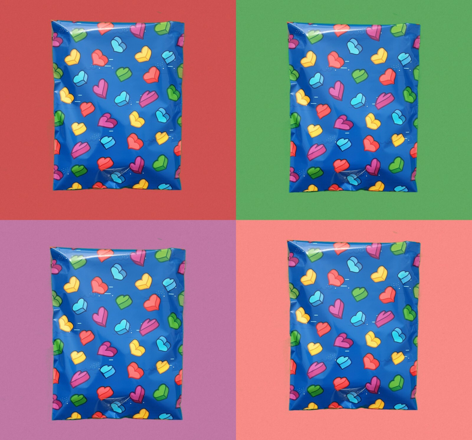10×13 Poly Mailers Designer Self Adhesive Shipping Envelope Bags Choose design