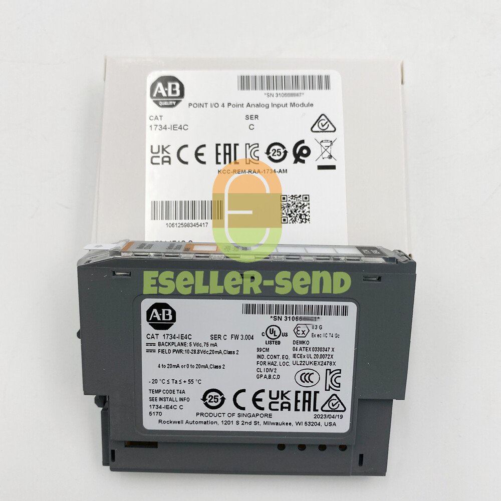 AB 1734-IE4C Allen-Bradley Ser C 4 Point Analog Input Module 2023 New Sealed TX