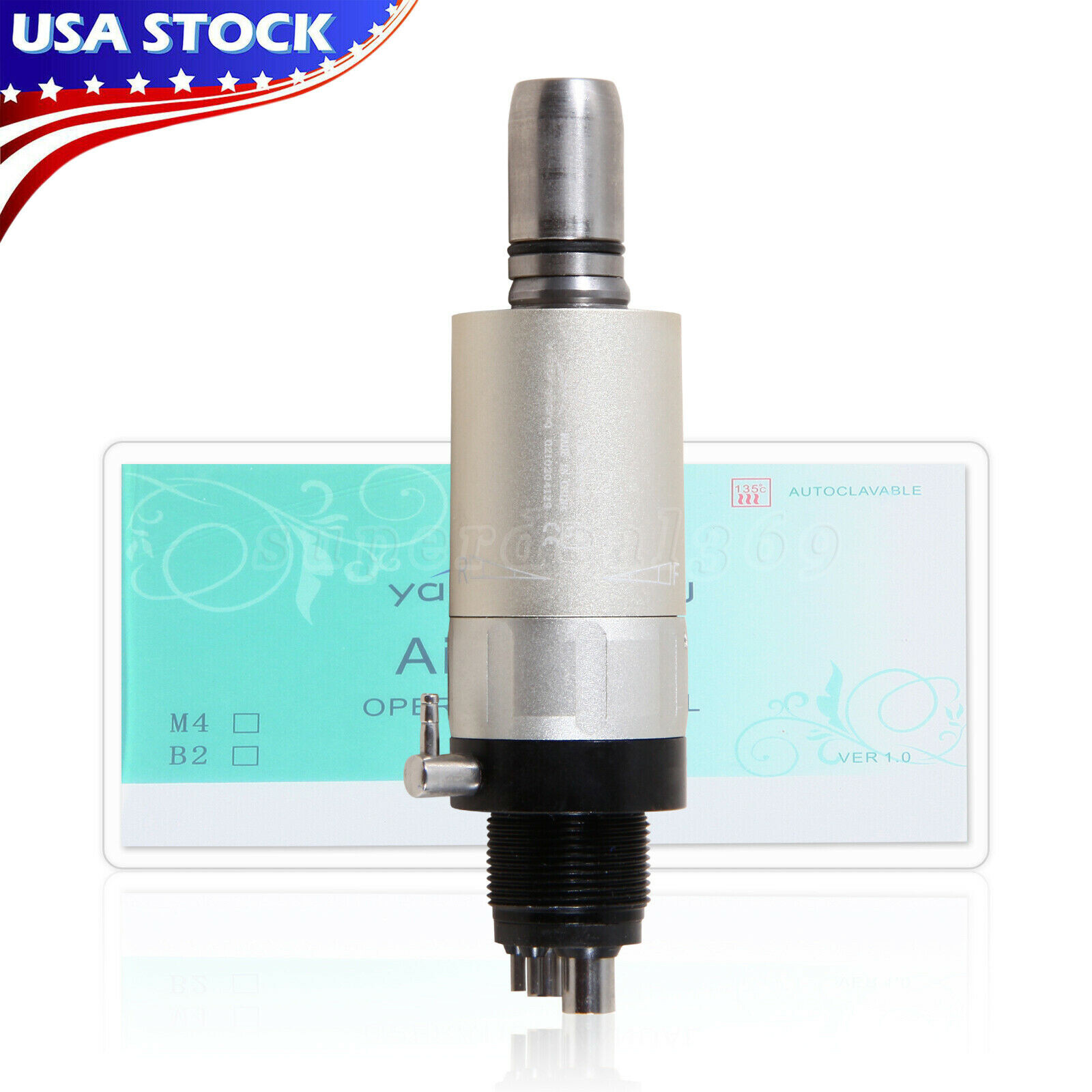 NSK Style Dental Slow Low Speed Air Motor Handpiece 2/4Holes SEASKY/YABANG Dr
