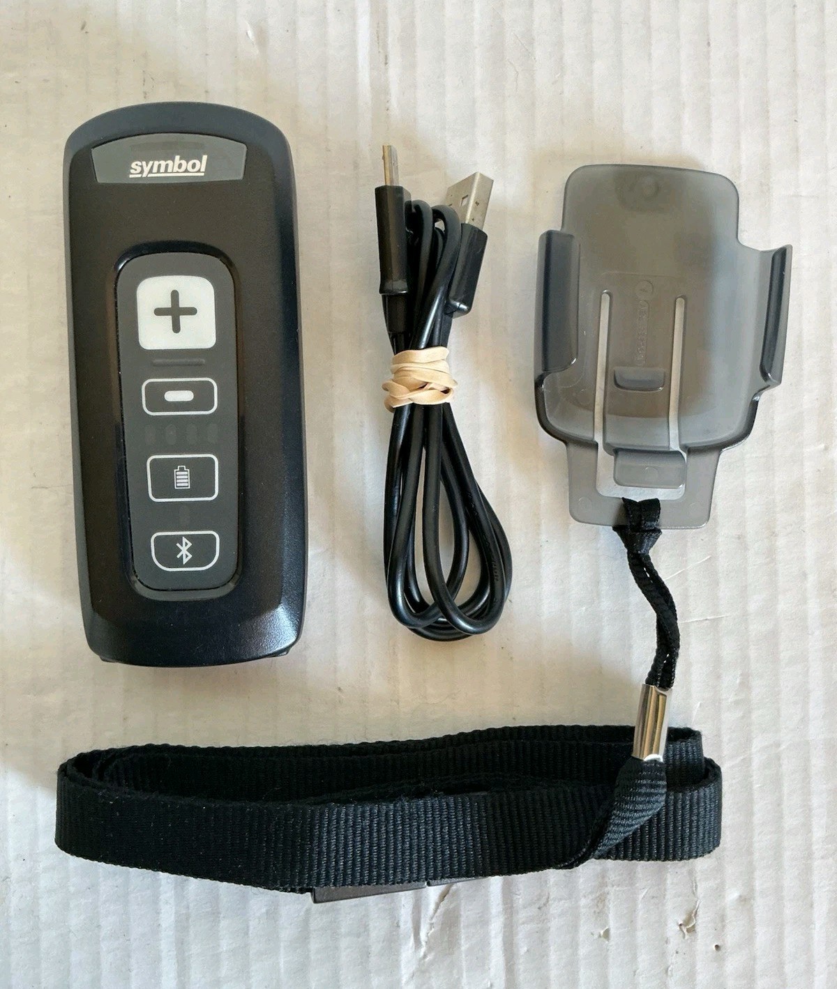 Symbol Wireless Barcode Scanner CS4070 Bluetooth Handheld Battery Charger TESTED