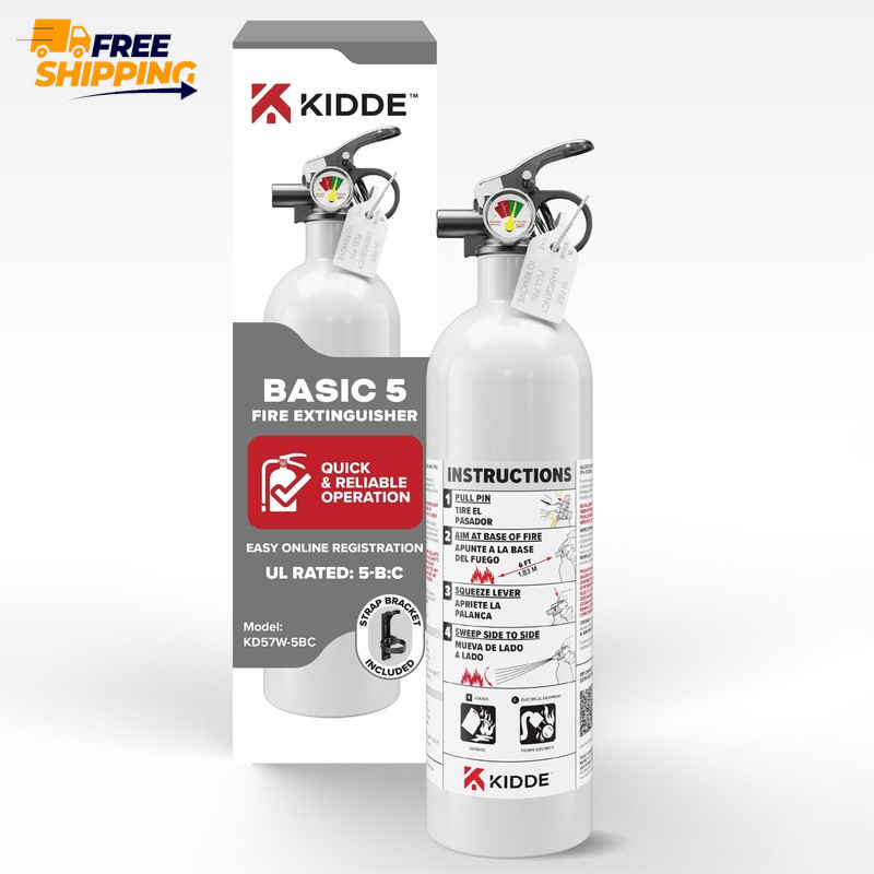 Fire Extinguisher for Vehicles, Cars, Single Use 5BC