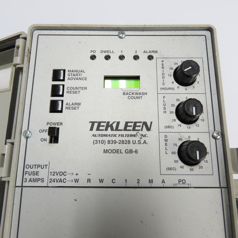 Tekleen GB-6 Automatic Filter Controller 110VAC 12VDC/24VAC Output