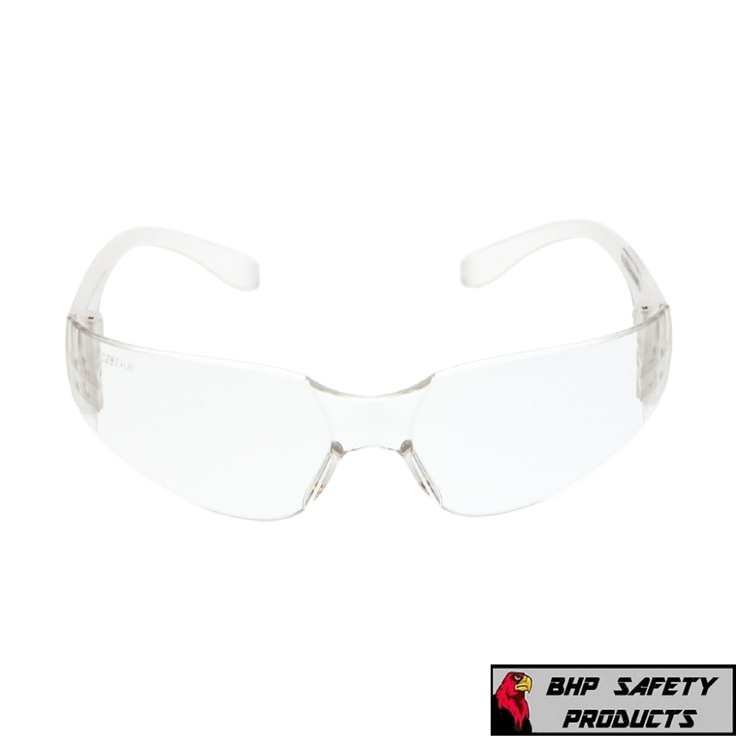 12 PAIR PACK Protective Safety Glasses Clear Lens Work UV ANSI Z87 Lot of 12