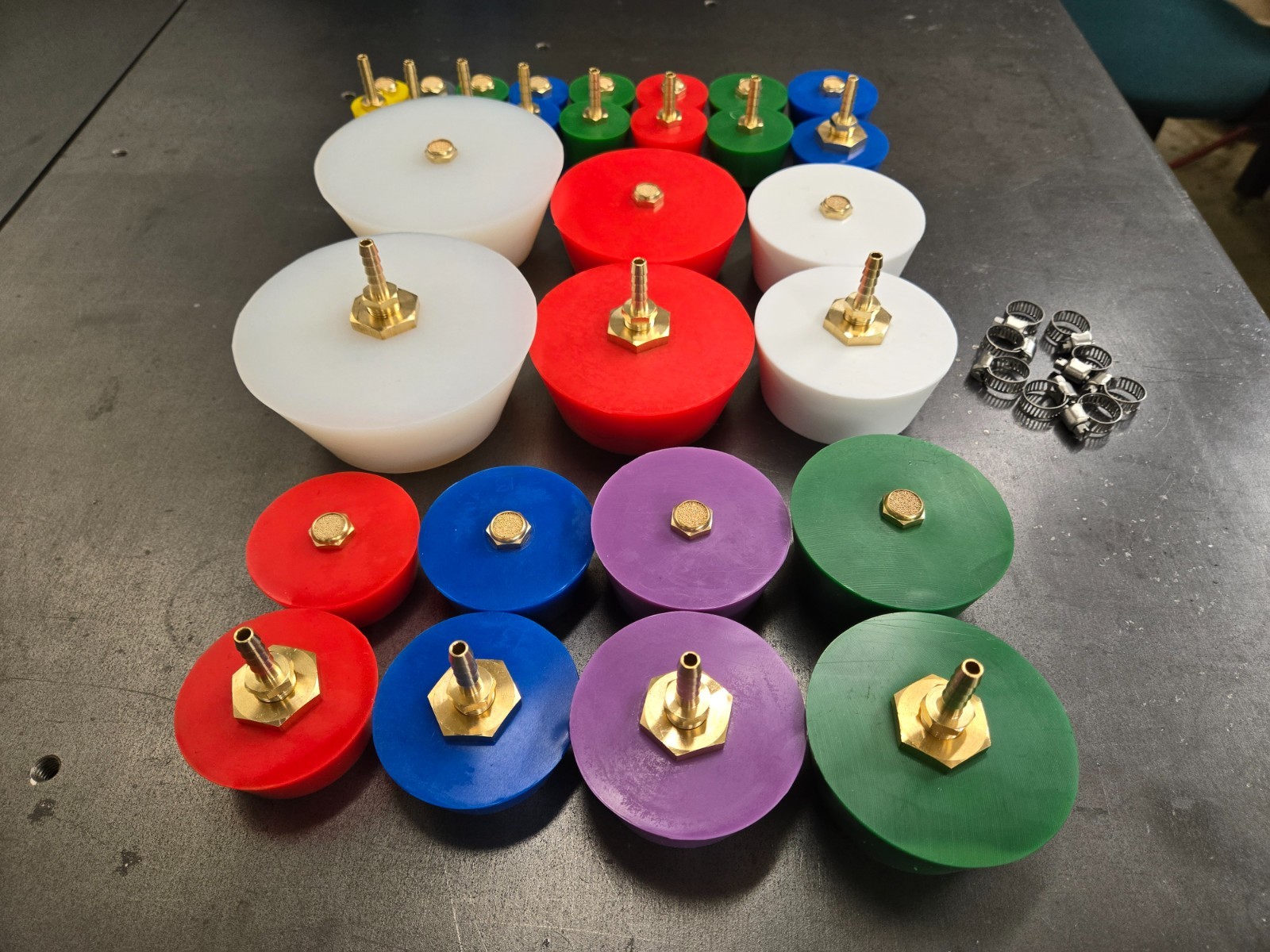 Complete Silicone Back Purge Plug Kit 1 to 5 inch for Tig Welding Stainless