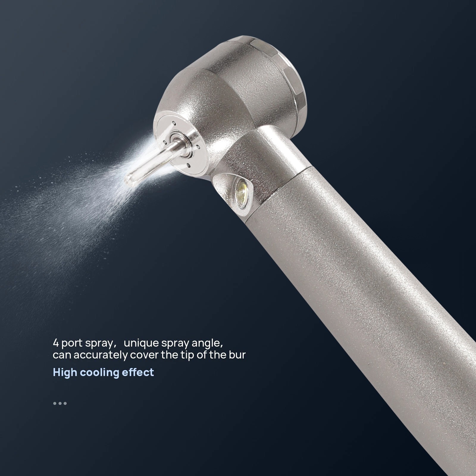 NSK Style Dental Fiber Optic High Speed Turbine Handpiece LED E-generator 4Hole