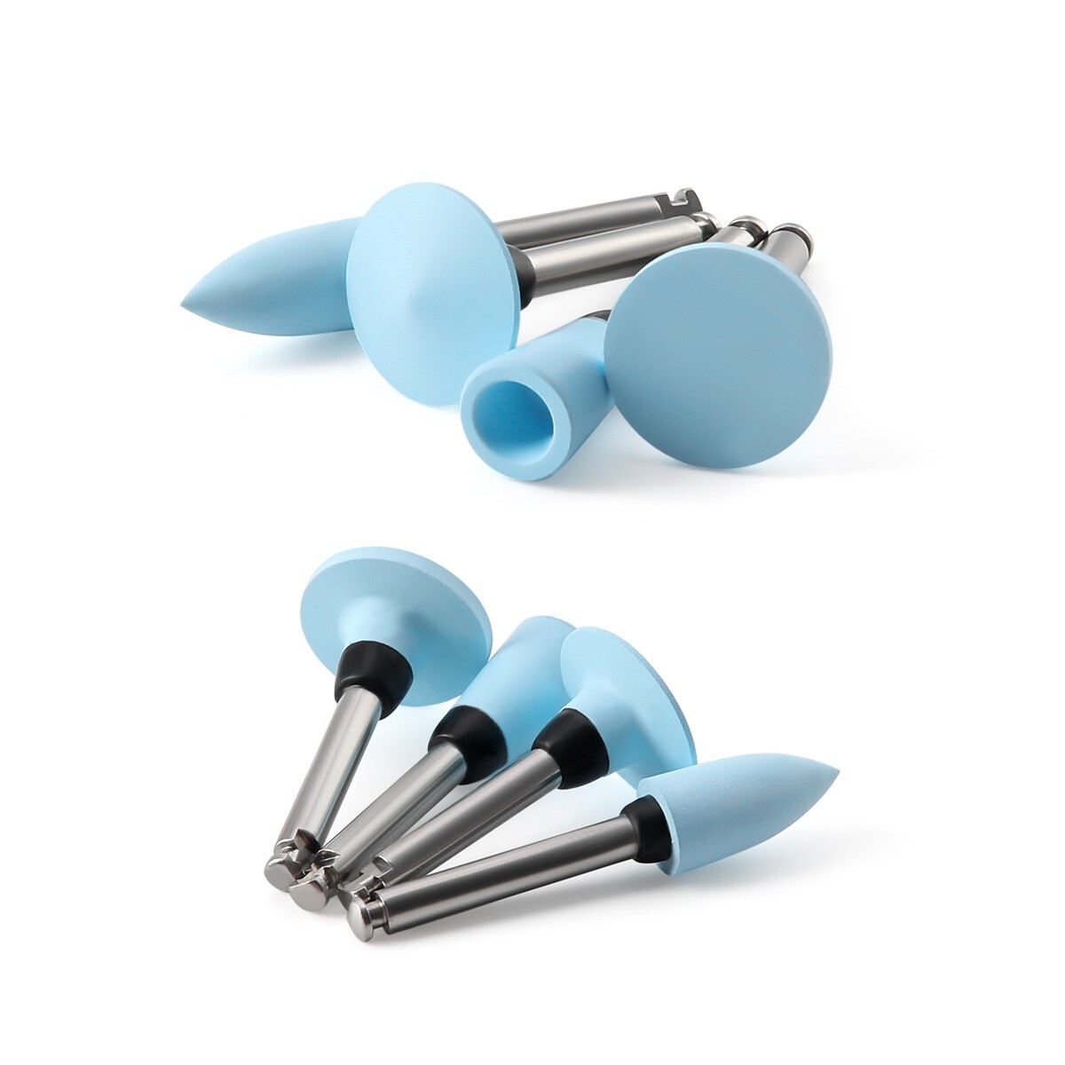 Dental Composite Polishing Burs Kit RA Silicone Polisher 2.35mm for Contra Angle