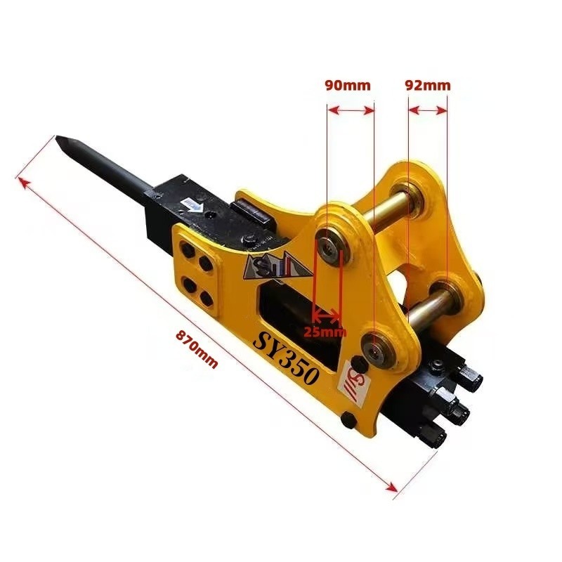 Hydraulic Breaker Hammer For 0.8-1.5Ton Mini Excavator Attachment USA Stock New