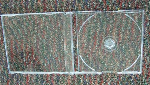 2 pcs 7.2MM MAXI SLIM SINGLE CD JEWEL CASE “J” CARD PSC17