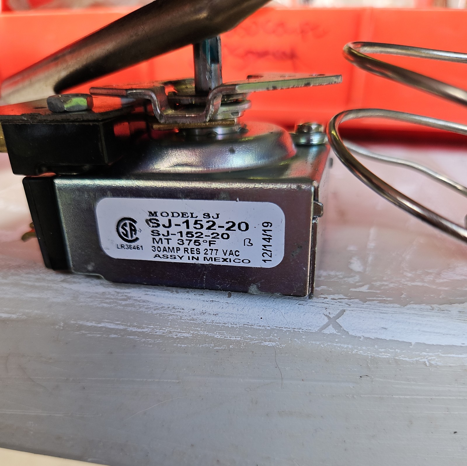 SJ-152-20 Commercial Fryer Thermostat for 46-1011 Star 2T-30133