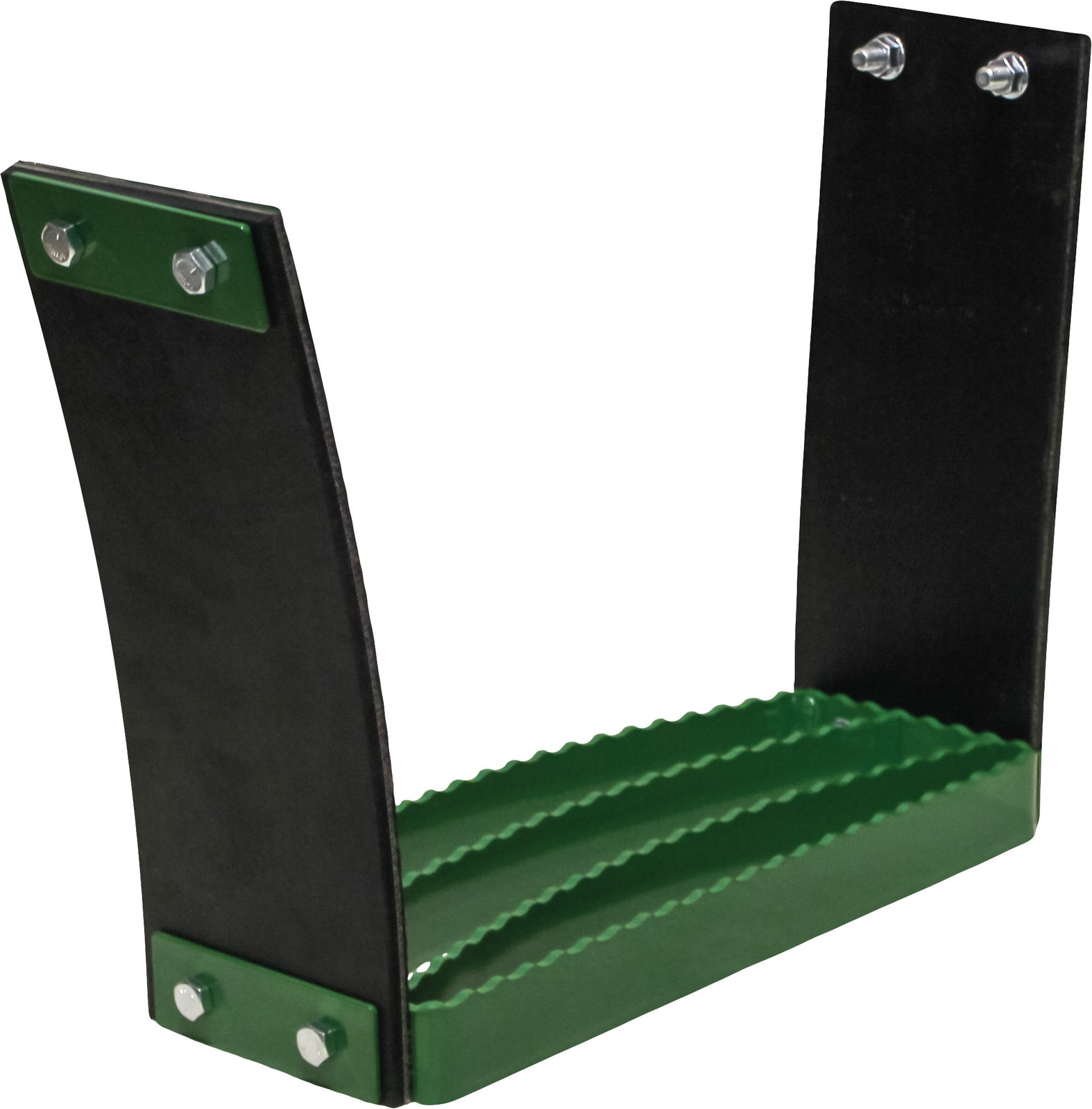 KM Universal Bolt-On Flex Step – Green flexible step for tractors