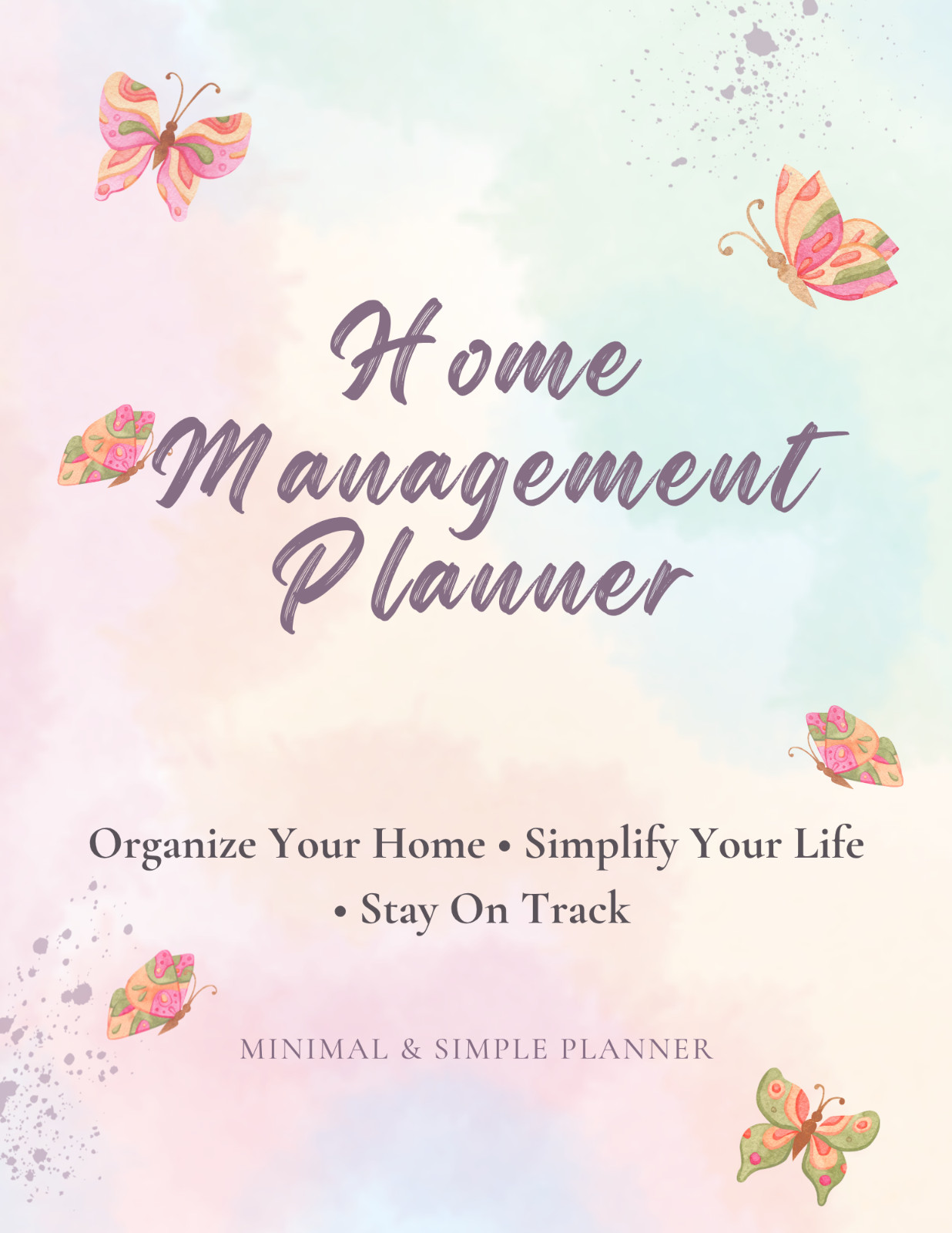 Digital | Home Management Planner, Goodnotes iPad Planner Digital Journal Pdf