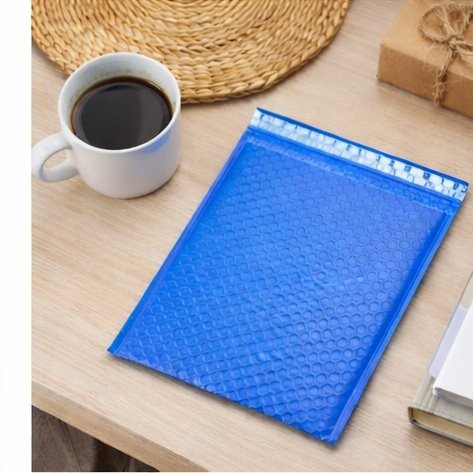 250 #0 6×10 Blue Poly Bubble Envelopes Padded Shipping Mailers 6″x10″