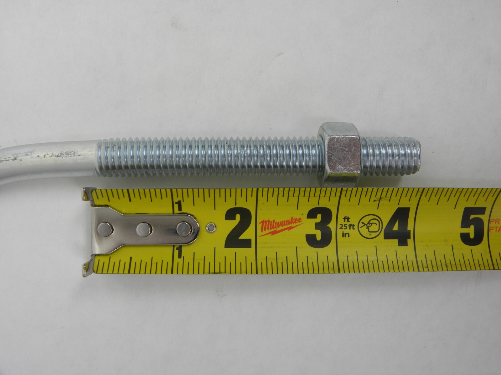10, 25, 40, 100, 1000 pcs Zinc Steel Eye Bolts w/ Nuts 1/2-13 x 8″ (4″ Thread)
