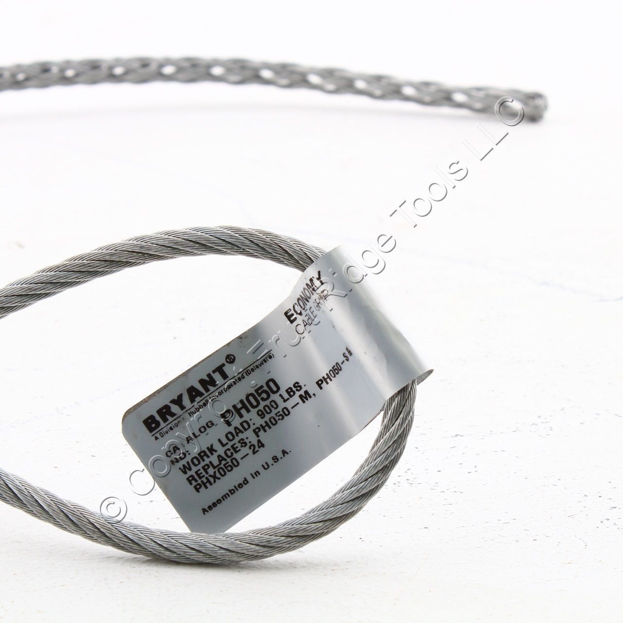 Bryant Cable Pulling Grip .50-.61″ Closed Mesh Flexible Eye Heavy Duty PH050
