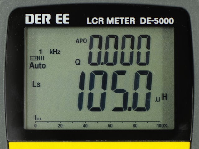 DE-5000 Handheld LCR Meter DE5000 w/ TL-21 TL-22 TL-23 DER EE High Accuracy Set