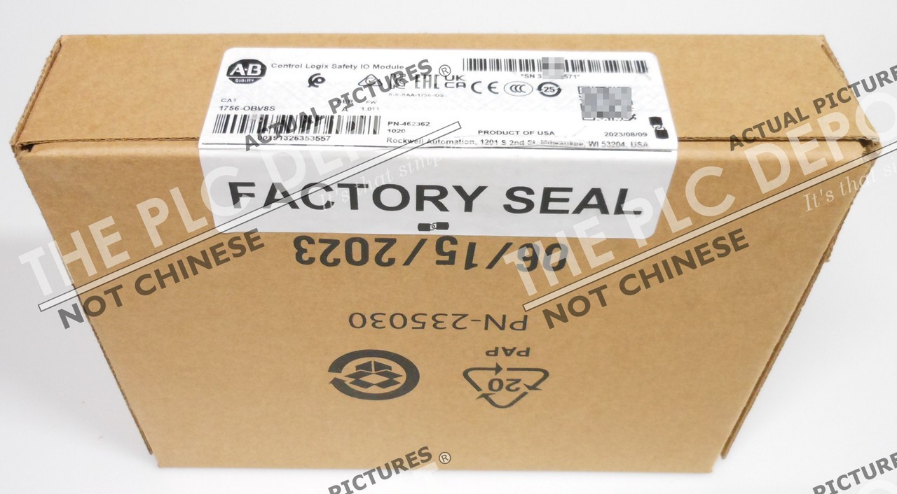 2023 SEALED Allen Bradley 1756-OBV8S ControlLogix Safety I/O Module #QTY