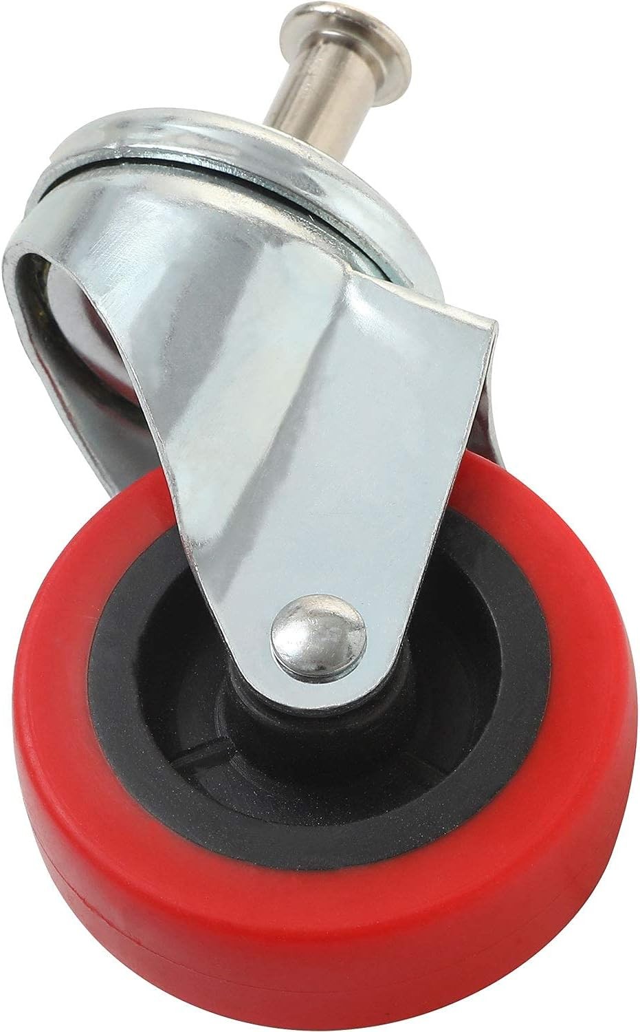 6 Pack Heavy-Duty 2.5″ Swivel Caster Wheel Creeper Service Cart Stool Post Mount