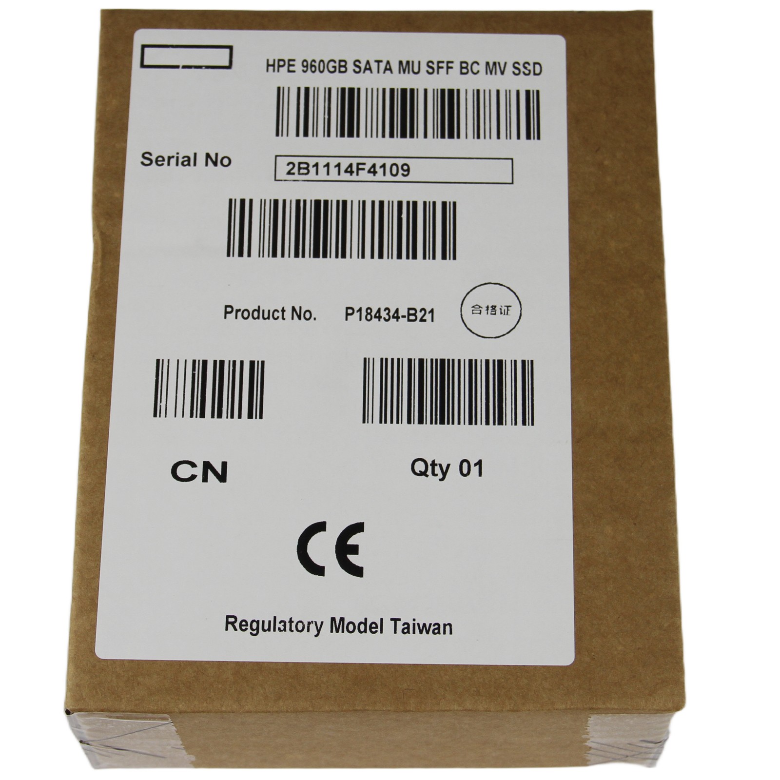 P18434-B21 P18478-001 HPE 960GB SATA 6G 2.5″ MU SSD Gen10 Solid State Drive New