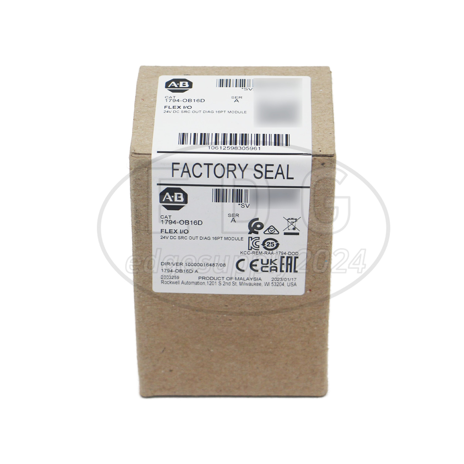 NEW Factory Sealed AB 1794-OB16D Flex I/O Source Output Module