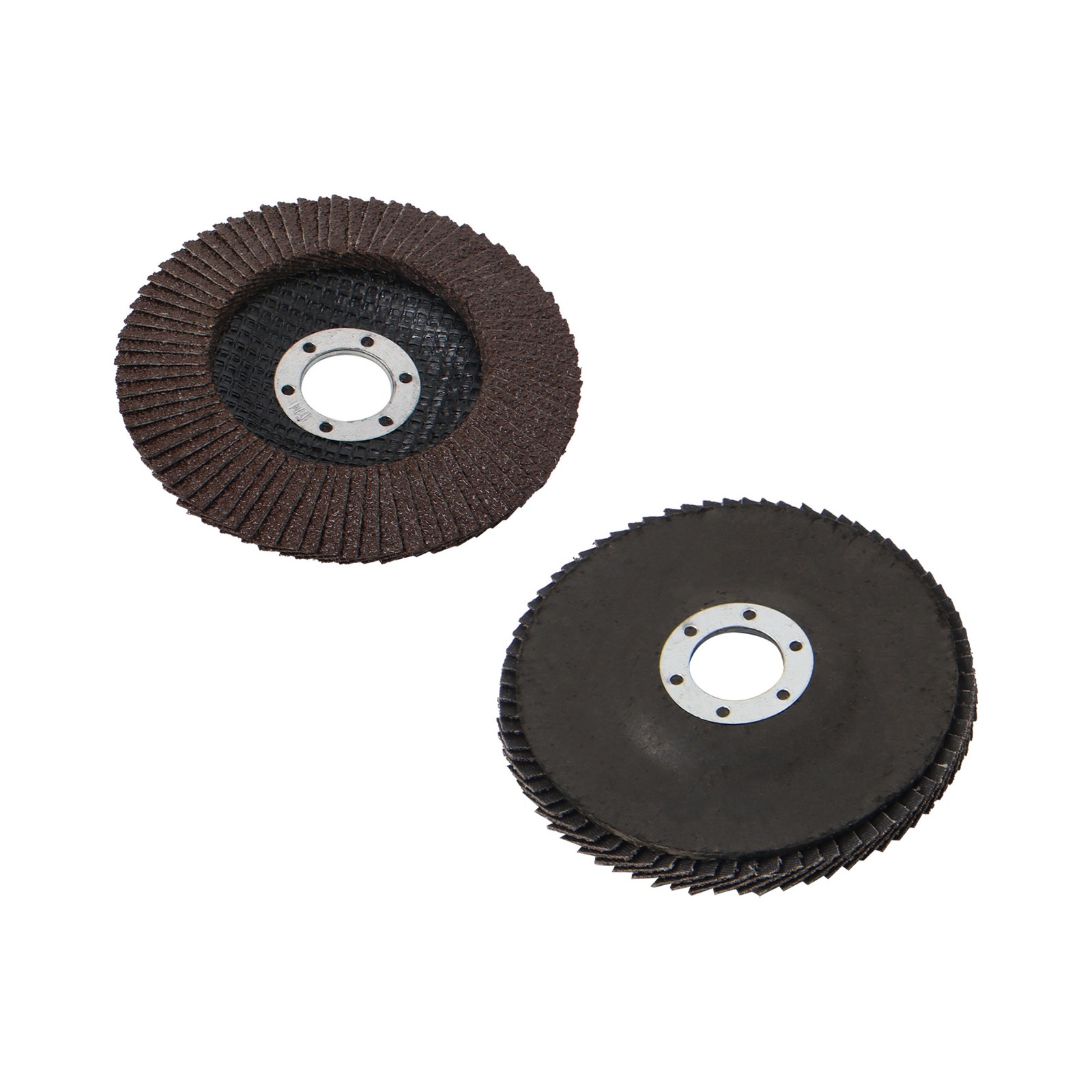 100 Pcs 4-1/2″×7/8″ 40 Grit Premium Zirconia Flap Disc Sanding Grinding Grey