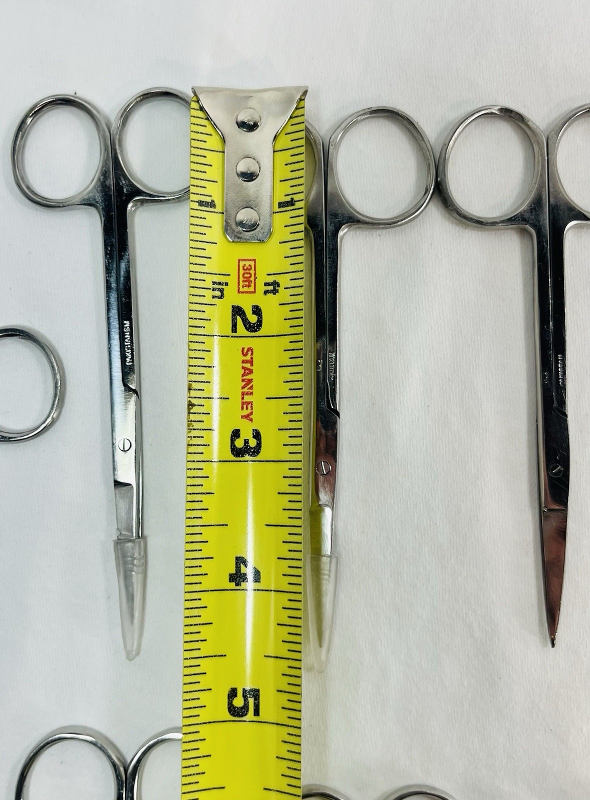 Lot Of 19 Single Use Practice Surgical Scissors For Training 4.5”-5.5”